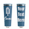 Popsicles and Polka Dots Steel Blue RTIC Everyday Tumbler - 28 oz. - Front and Back