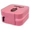 Popsicles and Polka Dots Travel Jewelry Boxes - Leather - Pink - View from Rear