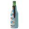 Popsicles and Polka Dots Zipper Bottle Cooler - BACK (bottle)