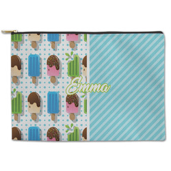 Popsicles and Polka Dots Zipper Pouch (Personalized)