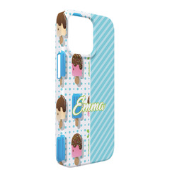 Popsicles and Polka Dots iPhone Case - Plastic - iPhone 13 Pro Max (Personalized)