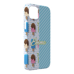 Popsicles and Polka Dots iPhone Case - Plastic - iPhone 14 Plus (Personalized)