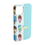 Popsicles and Polka Dots iPhone Case - Plastic - iPhone 15 Pro (Personalized)