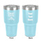 Camping Quotes & Sayings 30 oz Stainless Steel Ringneck Tumbler - Teal - Double Sided - Front & Back