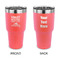 Camping Quotes & Sayings 30 oz Stainless Steel Ringneck Tumblers - Coral - Double Sided - APPROVAL