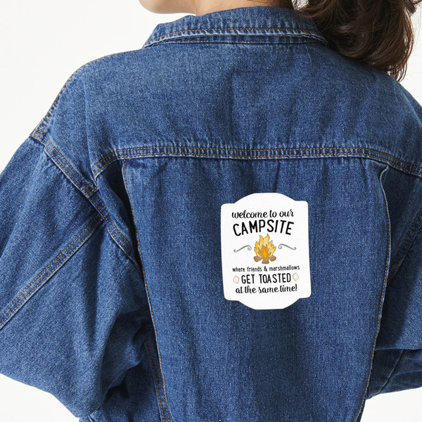 Custom Camping Quotes & Sayings Twill Iron On Patch - Custom Shape - X-Large