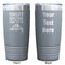 Camping Quotes & Sayings Gray Polar Camel Tumbler - 20oz - Double Sided - Approval