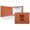 Camping Quotes & Sayings Leatherette Certificate Holder - Front