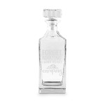 Camping Quotes & Sayings Whiskey Decanter - 30 oz Square