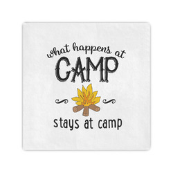 Camping Sayings & Quotes (Color) Standard Cocktail Napkins