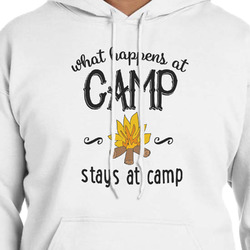 Camping Sayings & Quotes (Color) Hoodie - White - 2XL