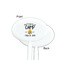 Camping Sayings & Quotes (Color) White Plastic 7" Stir Stick - Single Sided - Oval - Front & Back