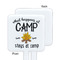 Camping Sayings & Quotes (Color) White Plastic Stir Stick - Single Sided - Square - Approval