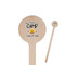 Camping Sayings & Quotes (Color) Wooden 7.5" Stir Stick - Round - Closeup