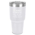 Aunt Quotes and Sayings 30 oz Stainless Steel Tumbler - White - Single-Sided