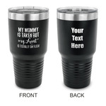 Aunt Quotes and Sayings 30 oz Stainless Steel Tumbler - Black - Double Sided