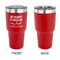 Aunt Quotes and Sayings 30 oz Stainless Steel Ringneck Tumblers - Red - Single Sided - APPROVAL