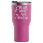 Aunt Quotes and Sayings RTIC Tumbler - Magenta - Laser Engraved - Single-Sided