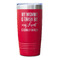 Aunt Quotes and Sayings Red Polar Camel Tumbler - 20oz - Single Sided - Approval