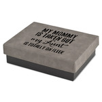 Aunt Quotes and Sayings Small Gift Box w/ Engraved Leather Lid