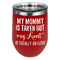 Aunt Quotes and Sayings Stainless Wine Tumblers - Red - Double Sided - Front