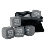 Aunt Quotes and Sayings Whiskey Stone Set - Set of 9