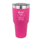 Baby Quotes 30 oz Stainless Steel Tumbler - Pink - Single Sided