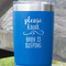 Baby Quotes Blue Polar Camel Tumbler - 20oz - Close Up