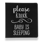 Baby Quotes Leather Binder - 1" - Black