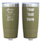 Baby Quotes Olive Polar Camel Tumbler - 20oz - Double Sided - Approval