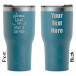 Baby Quotes RTIC Tumbler - Dark Teal - Laser Engraved - Double-Sided