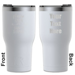 Baby Quotes RTIC Tumbler - White - Engraved Front & Back (Personalized)