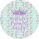 Birthday Princess Multipurpose Round Labels - 1" (Personalized)