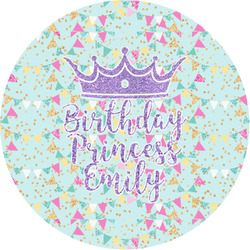 Birthday Princess Multipurpose Round Labels - 1" (Personalized)