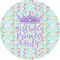 Birthday Princess 1" Multipurpose Round Labels - Single Sticker