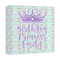 Birthday Princess 12x12 - Canvas Print - Angled View