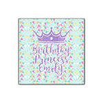 Birthday Princess Wood Print - 12x12 (Personalized)