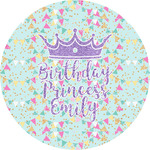 Birthday Princess Multipurpose Round Labels - 2" (Personalized)