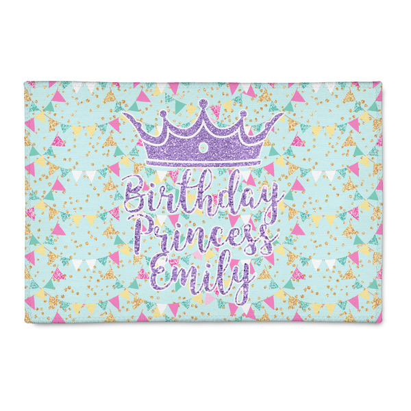 Custom Birthday Princess 2' x 3' Patio Rug (Personalized)