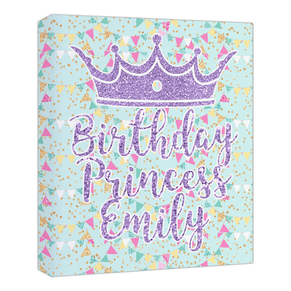 Custom Birthday Princess Canvas Print - 20x24 (Personalized)