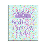 Birthday Princess Wood Print - 20x24 (Personalized)