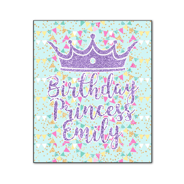 Custom Birthday Princess Wood Print - 20x24 (Personalized)