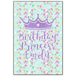 Birthday Princess Wood Print - 20x30 (Personalized)