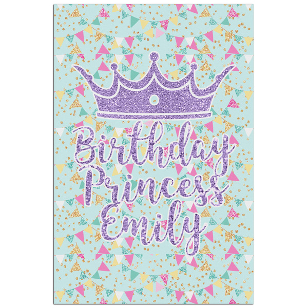 Custom Birthday Princess Poster - Matte - 24x36 (Personalized)