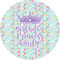 Birthday Princess 3" Multipurpose Round Labels - Single Sticker