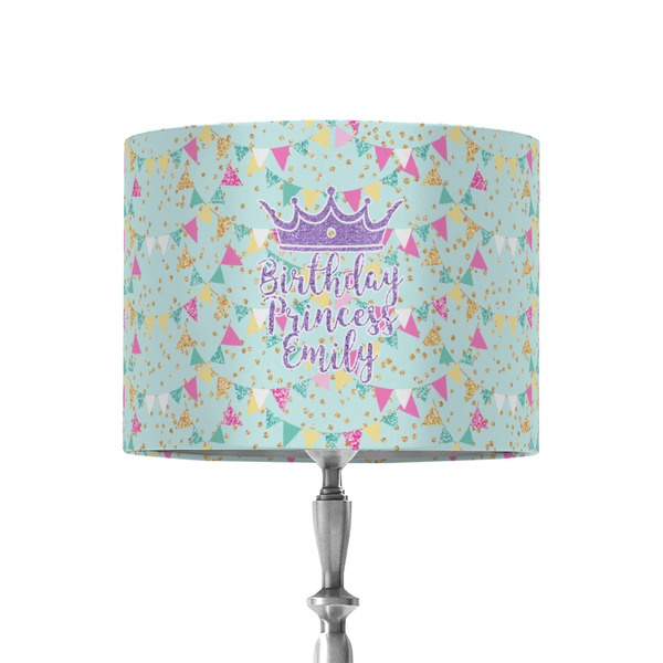 Custom Birthday Princess 8" Drum Lamp Shade - Fabric (Personalized)