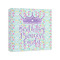 Birthday Princess 8x8 - Canvas Print - Angled View