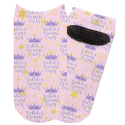 Birthday Princess Adult Ankle Socks (Personalized)