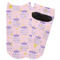 Birthday Princess Adult Ankle Socks - Single Pair - Front and Back