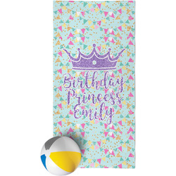 Birthday Princess Beach Towel (Personalized)